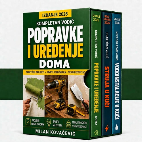 Kućna biblija popravki 2026 – kompletna zbirka + 2 knjige na poklon