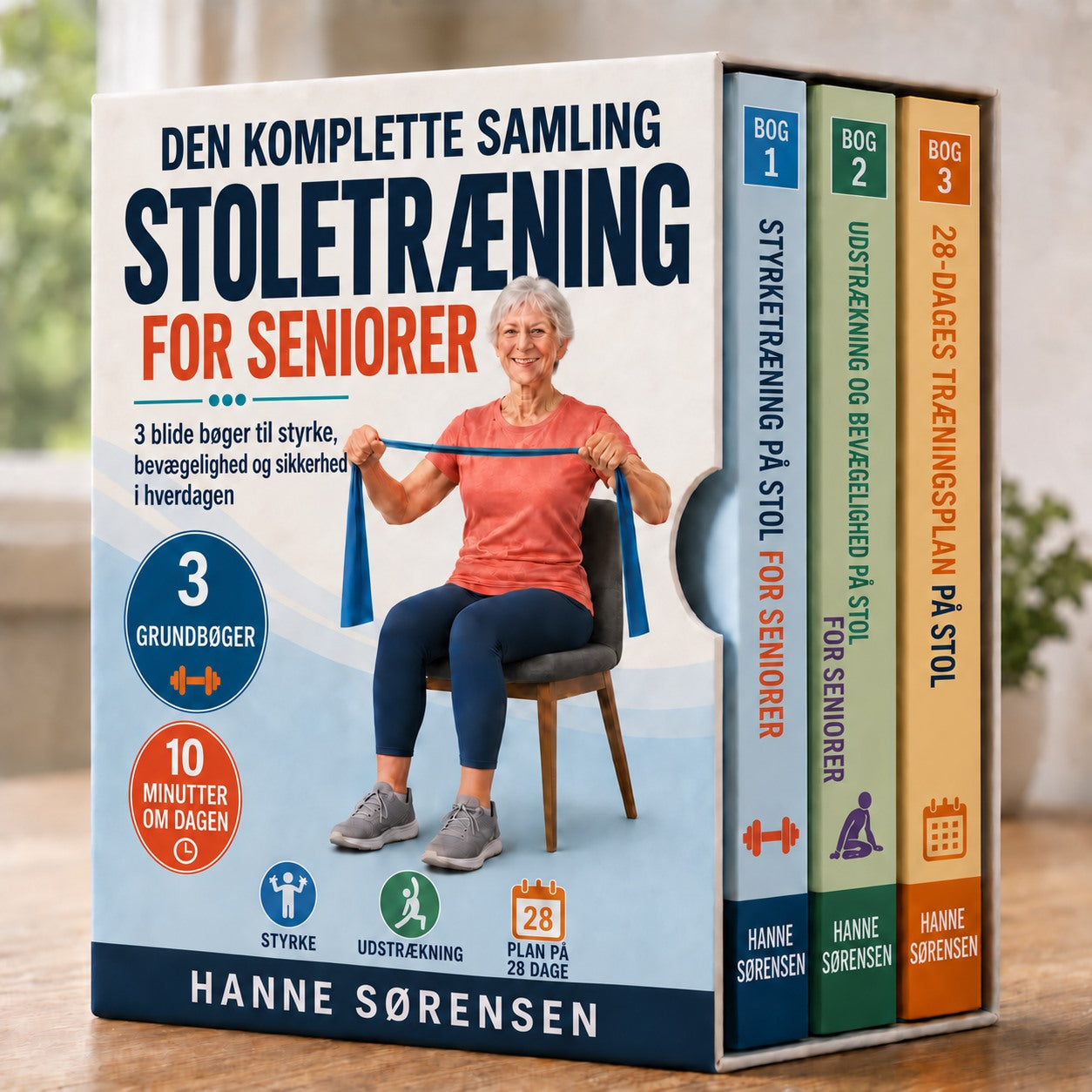 Stoletræning for seniorer – den komplette samling i 3 bøger