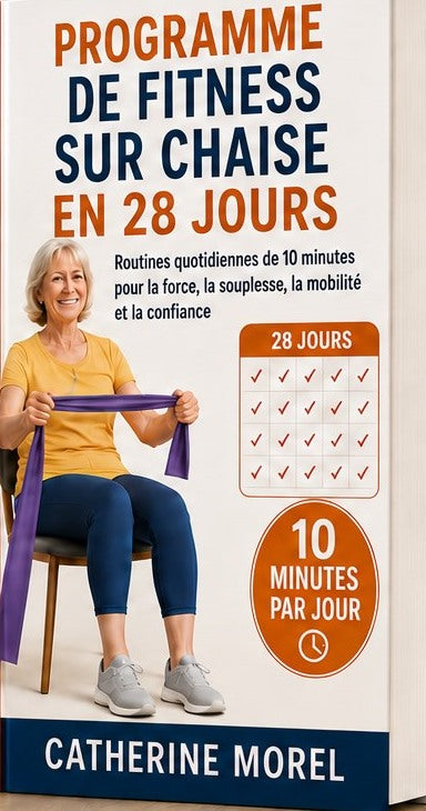 Programme de fitness sur chaise en 28 jours
