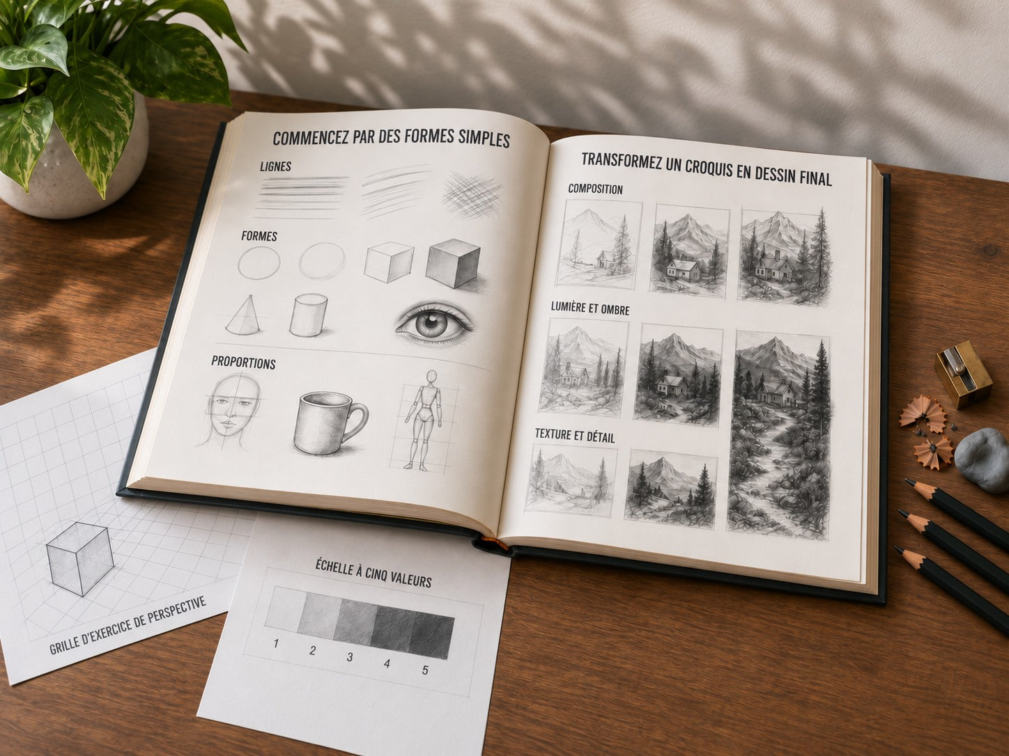 Dessiner pas à pas – la collection complète de dessin