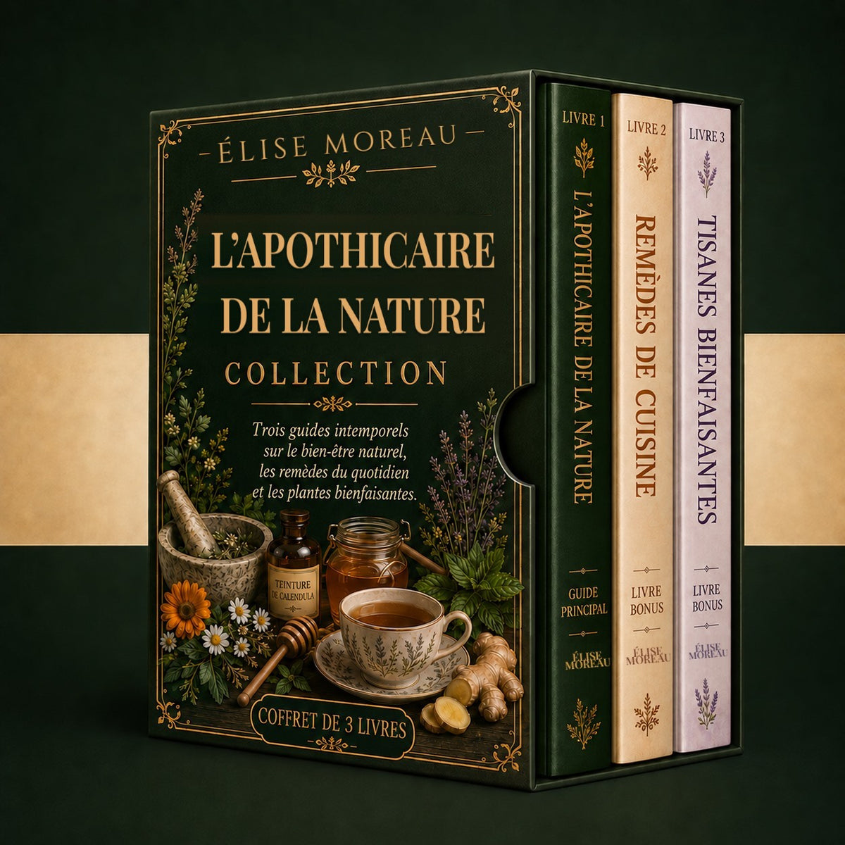 L’Apothicaire de la Nature – collection de 3 livres