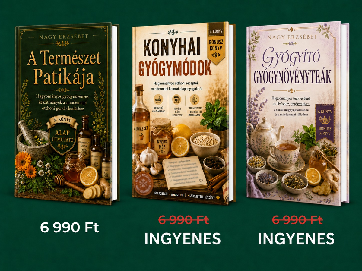 A Természet Patikája + 2 bónuszkönyv