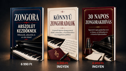 A teljes zongoragyűjtemény 2026 + 2 ajándékkönyv