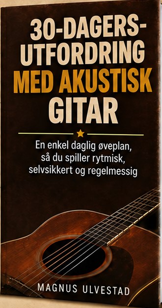 30-dagersutfordring med akustisk gitar