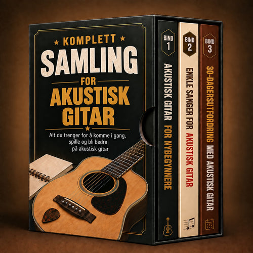 Akustisk gitar – komplett samling 2026