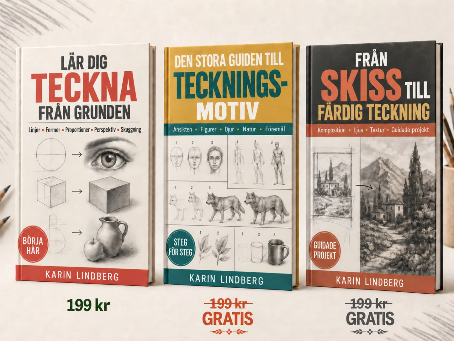 Teckna steg för steg – den kompletta teckningssamlingen
