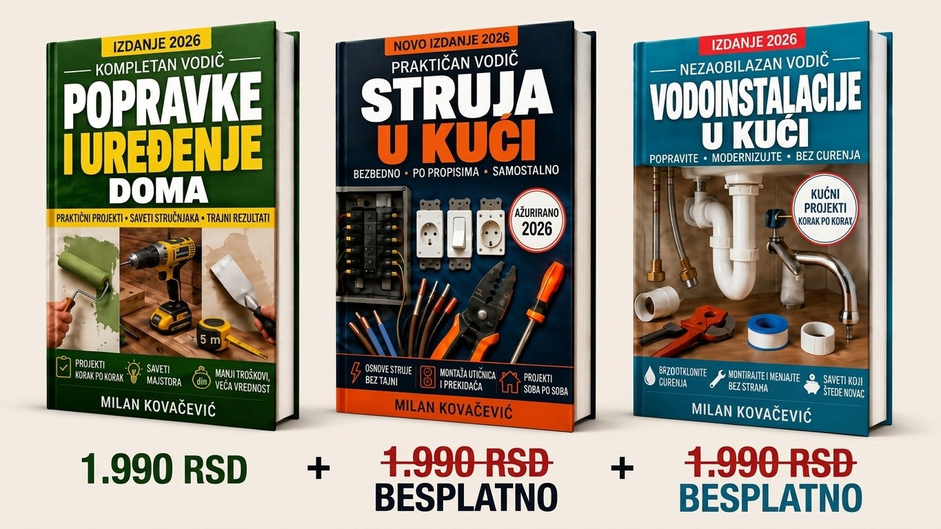 Platite 1, dobijte 3 – tri priručnika po ceni jednog