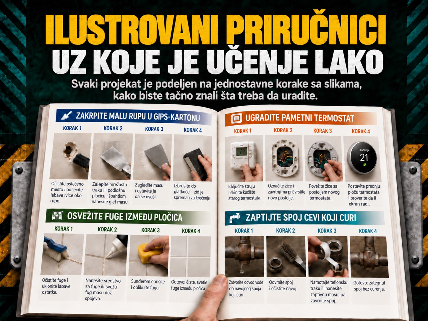Zavirite u priručnike
