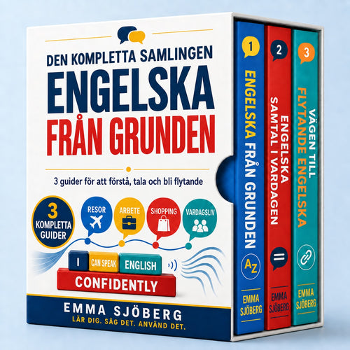 Engelska från grunden 2026 – den kompletta samlingen + 2 böcker på köpet