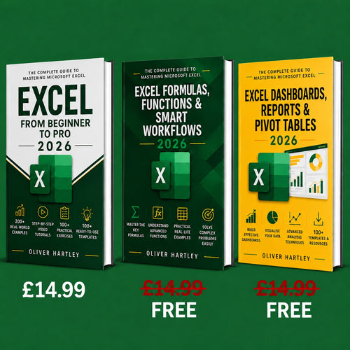 Excel Made Easy 2026 – 3 books